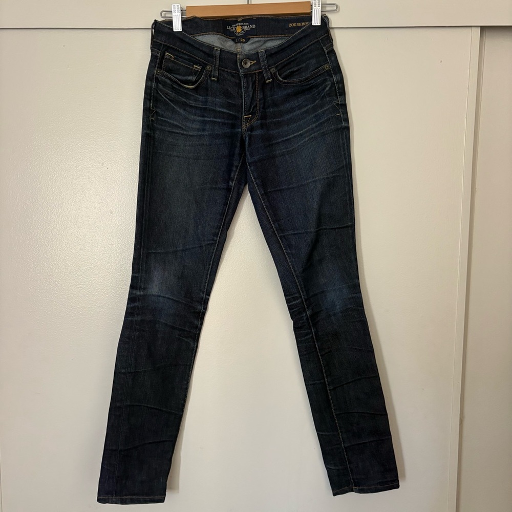 Lucky Brand Dark Wash Zoe Skinny Jeans